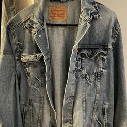 Jacket Denim Levis Mens L