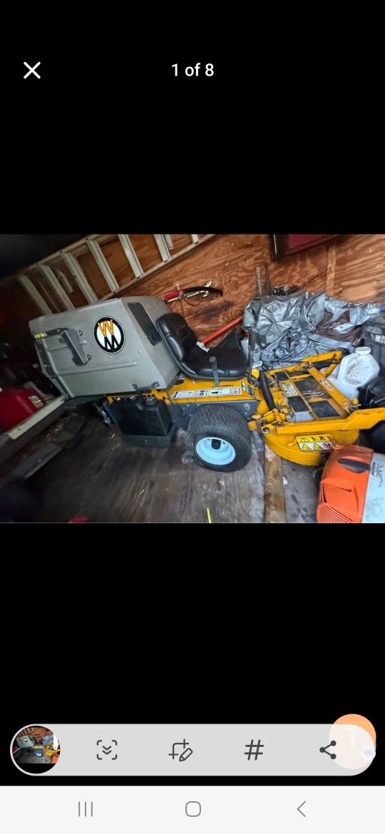 2019 Walker MowerS18 36 In.deck Bager Low Hrs