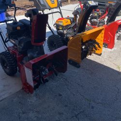 Mower New snowblowers