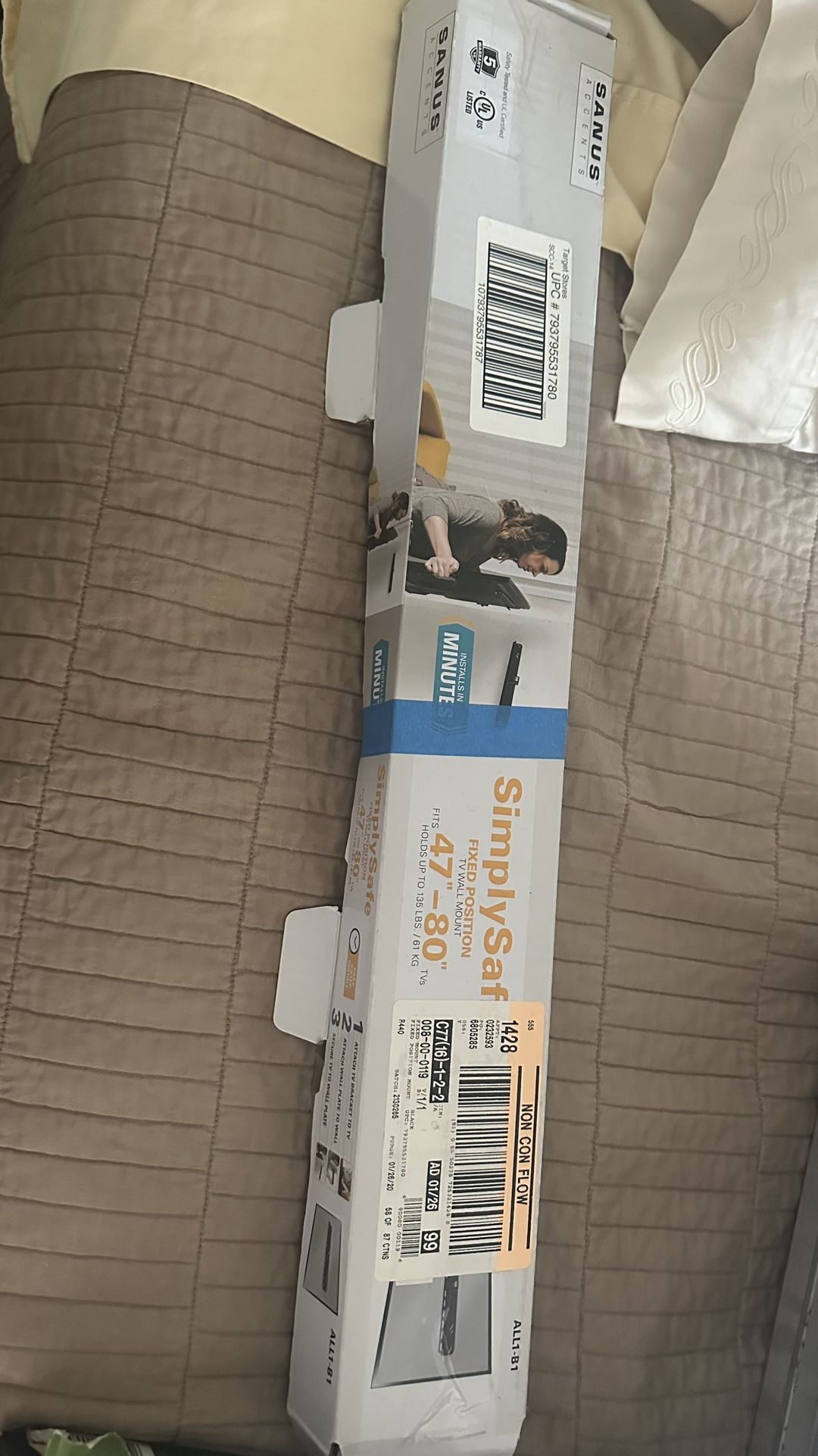TV Wall Mount Never Used Only Opened Box