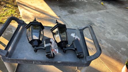Outdoor Lamps, Motion Activated, Wall New