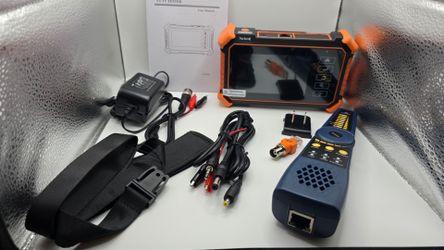 BRAND NEW Rsrteng IPC-1900 C Plus 4" 8K IP Camera Tester & Cable Tracer (Complete Kit