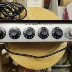Shure Microphone Mixer Model M68FC Brand New
