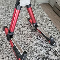 Metallic Red Aluminum Adjustable Guitar Stand 