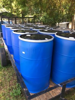 New 55 gallon barrel - removable lid