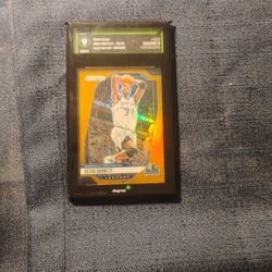 2024 Panini Prizm Kevin Garnet Short Print 49/49 Orange Refactor 
