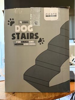 ZICOTO PETS 4 Steps Dog Stairs for Small and Medium Dogs