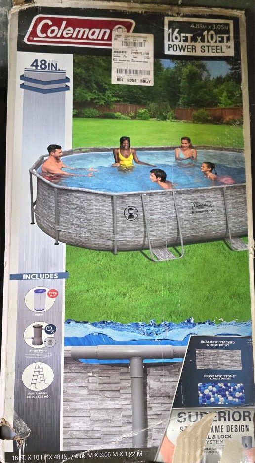 Large Pool 16 X10 Ft Over 48 In