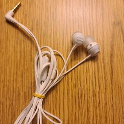 Sony MDR-EX15AP Headphones w/Mic, White