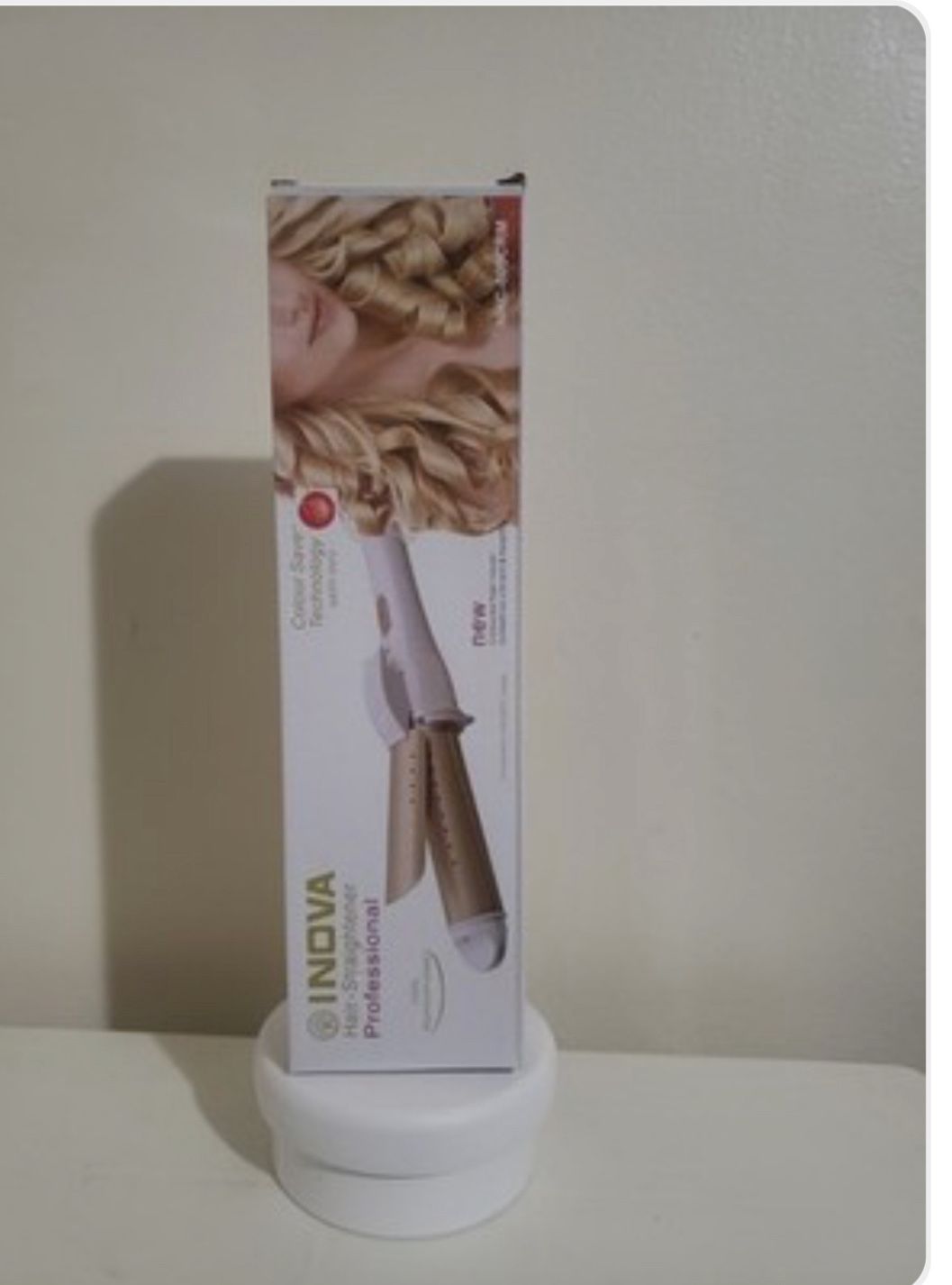 Inova Hair Straightener Professional Aluminum Sheet NHC-809CRM New