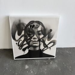 Graffiti Painting On Canvas 18in X 18in