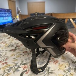 MTB Bontrager with gopro head mount helmet