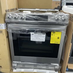 SLIDE IN STAINLESS STEEL GAS SAMSUNG STOVE