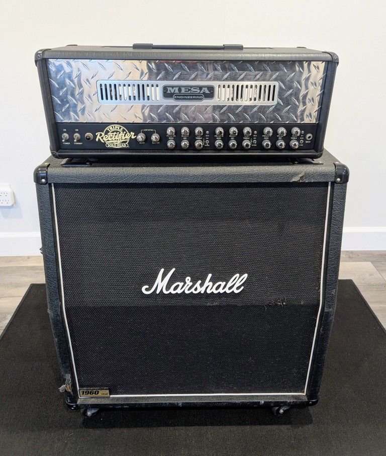 Mesa Boogie Triple Rectifier & Marshall 1960A Lead 4x12 Cab