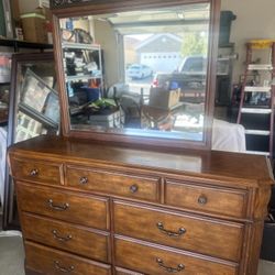 Dresser and Mirror