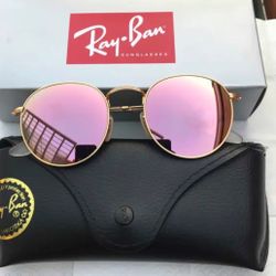 Rayban Round Metal 50mm Pink 