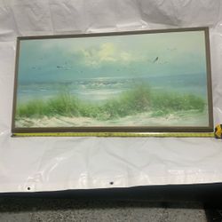 Decorative beach themed artwork