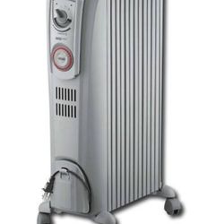 DeLonghi Safeheat Oil-Filled Radiator Heater – White – Original Price $150
