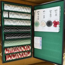 Poker Chip Set With Case