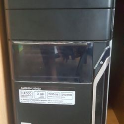 Acer Desktop Computer and Samsung monitor combo