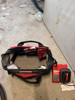 Milwaukee M18 Battery, Charger, And Bag