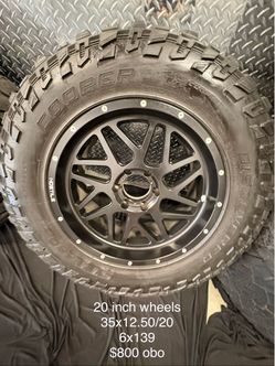 Hostile 20" Wheels with Cooper Discoverer Tires
