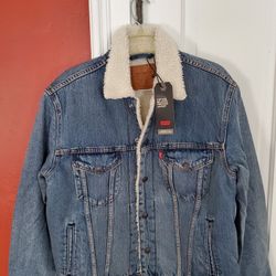 Levi's Brand New Sherpa-Lined Truckers Denim