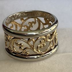925 Silver Ring.  Size 8.