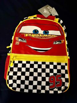 Cars Lightning McQueen Kids Backpack 