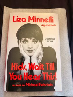 Liza Minnelli SIGNED Memoir — Brand New/Mint — Collector’s Copy