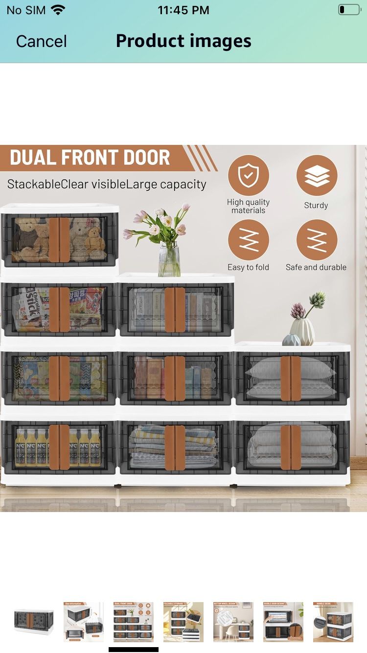 Storage Bin With Doors