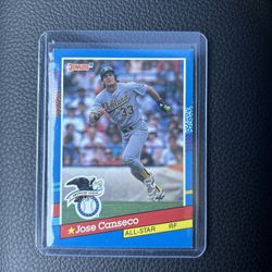 Mint Condition Jose Canseco Error Card And Mark McGwire Donruss 90 Error Card