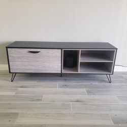 59” Light/dark gray TV stand