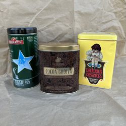 vintage food tins