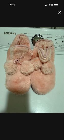 Brand new pink slippers size 9