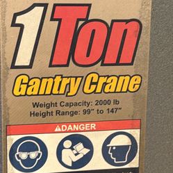 Gantry Crane Like New 
