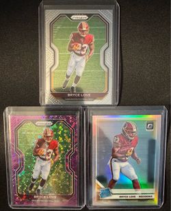 Bryce Love lot of 3