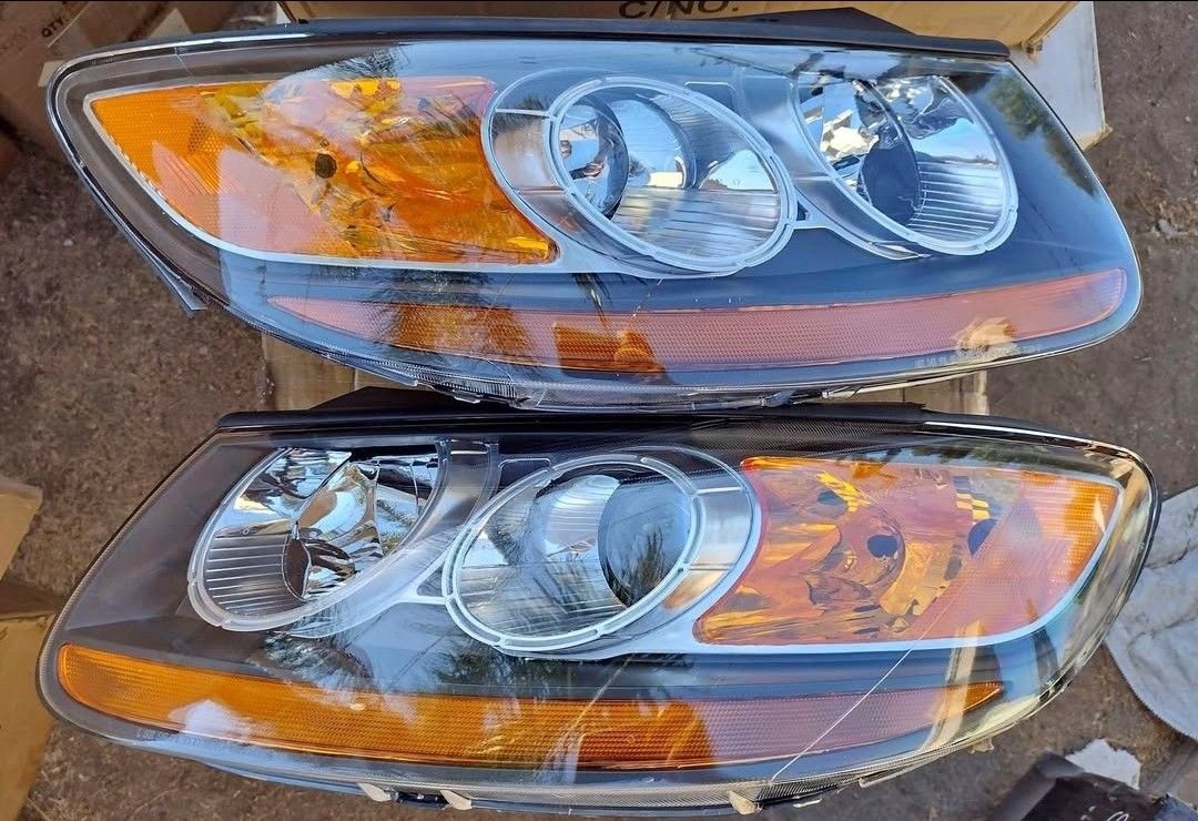 07-12 Hyundai Santa Fe Headlights Faros Calaveras Micas Luces