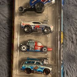 Hot Wheels TOONED Pack Of 5 ( SURF 'N TURF | TOON'D" '83 CHEVY | SILVERADO HW POPPA WHEELIE |'69 CAMARO Z28 | 