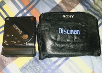 Rare Sony D=88 Discman Portable Cd Player 