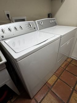 Kenmore washer and dryer
