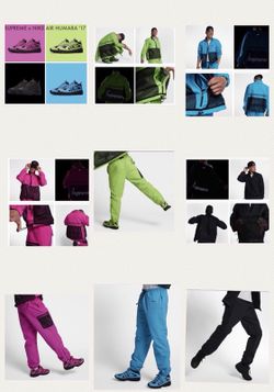 Supreme Nike Track Jacket & Sweatpant / Air Humara ‘17 Pre Order
