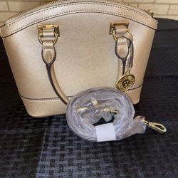 Gold Anne Klein Purse