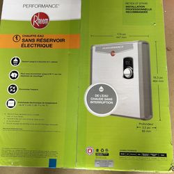 18 K Tankless Water Heater Brand New Box