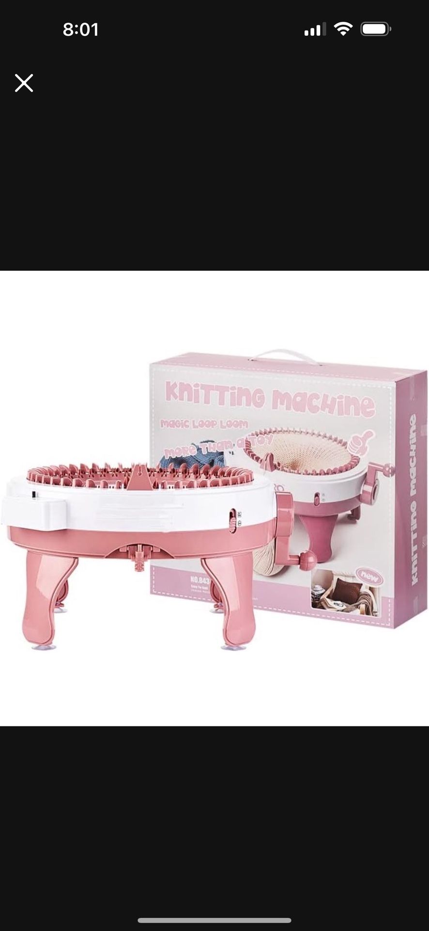 Knitting machine