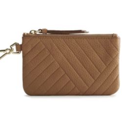 Vera Bradley Zip Coin Pouch (Joan) Leather 