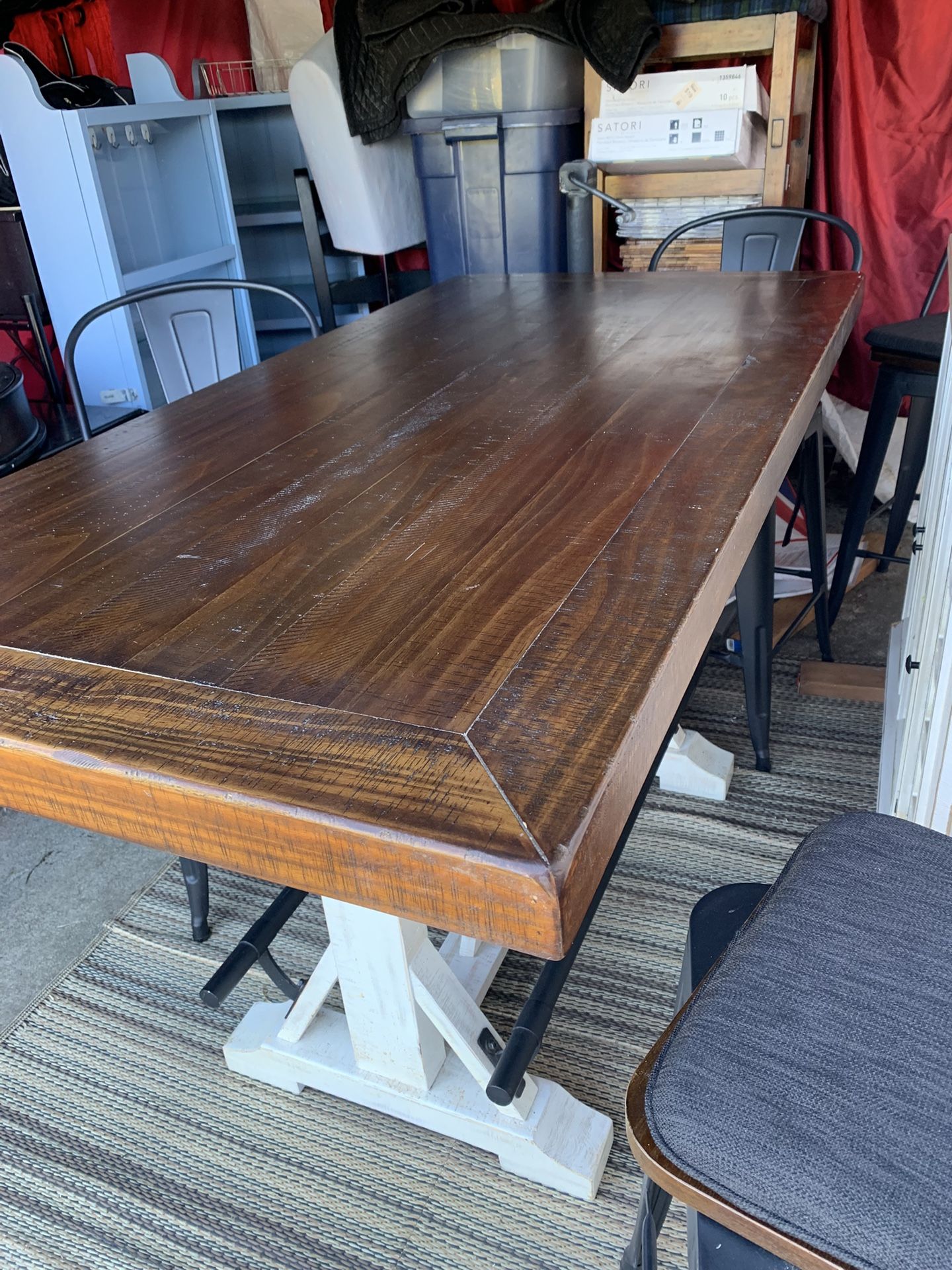 Conversation Kitchen Table With 4 Chairs And Buffet