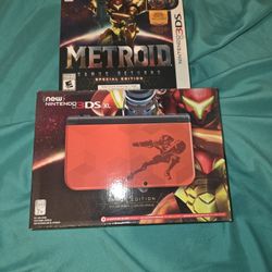 Nintendo 3ds XL Samus Edition Plus Game