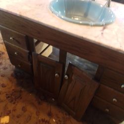 Vanity With Sink Used
