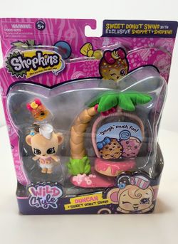 Shopkins Duncan Sweet Donut Swing Playset (Includes Shoppet + Shopkin)